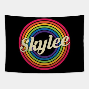 Skylee - Retro Rainbow Style Tapestry