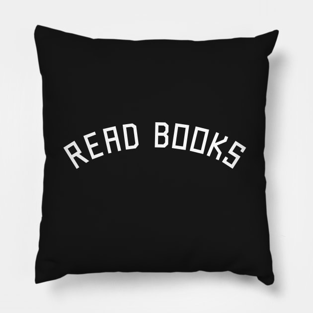 Read Books Pillow by Vanphirst