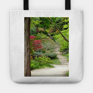 Steps on a footpath Tote