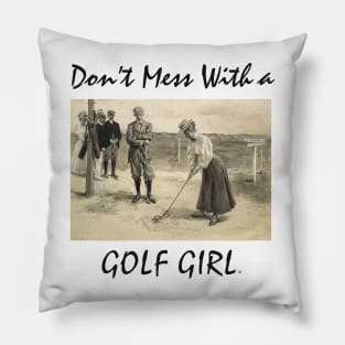 Golf Girl Pillow