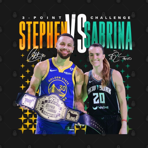 Steph Curry x Sabrina Ionescu by Juantamad