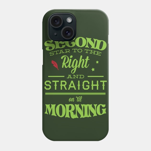 Neverland - Second Star Phone Case by tonysimonetta