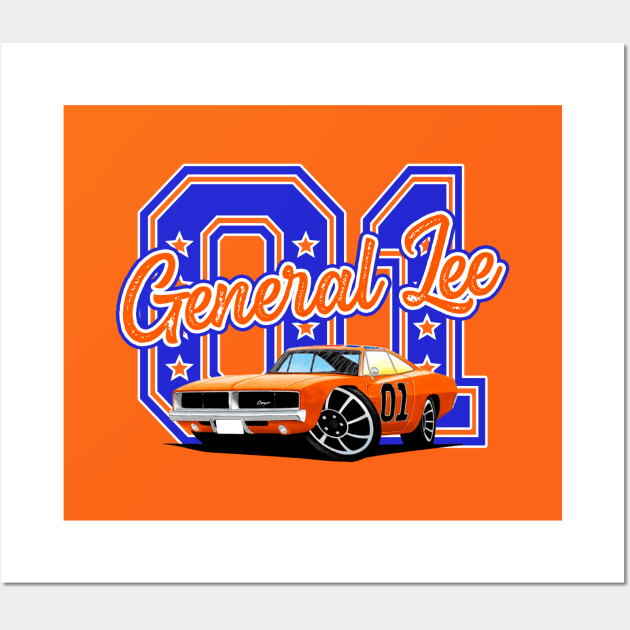 General Lee - The Dukes Of Hazzard - Posters and Art Prints