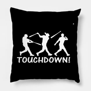 TOUCHDOWN DINGER BAT FLIP HOMERUN SEE YA BALL BASEBALL HITTER Pillow