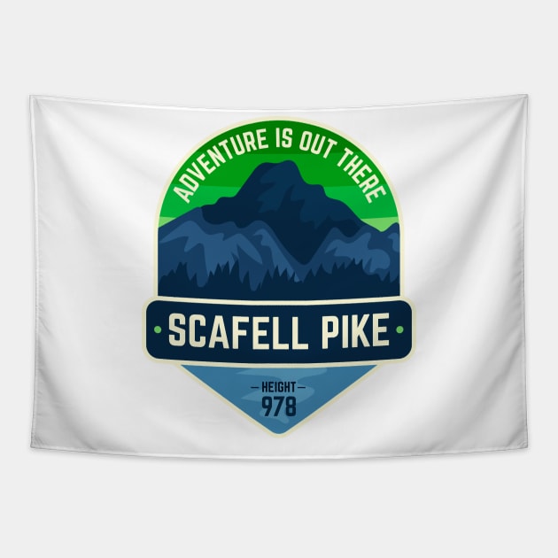 Scafell Pike - Cumbria Tapestry by CumbriaGuru