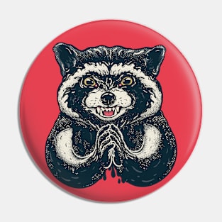 Evil Raccoon Pin