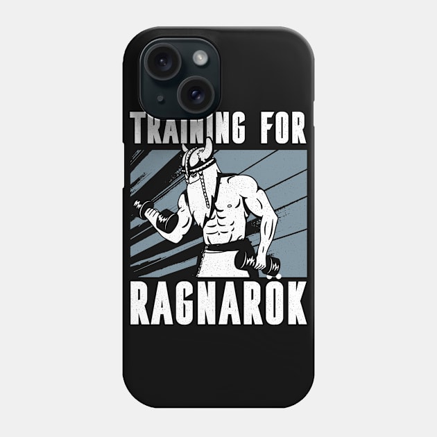 Training For Ragnarök Phone Case by JFDesign123