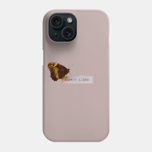 Free Spirit Butterfly poetry Phone Case