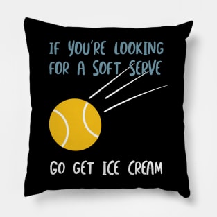 Funny Tennis Pun for Tennis Player Pillow