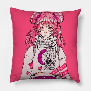 Pink Girl Pillow