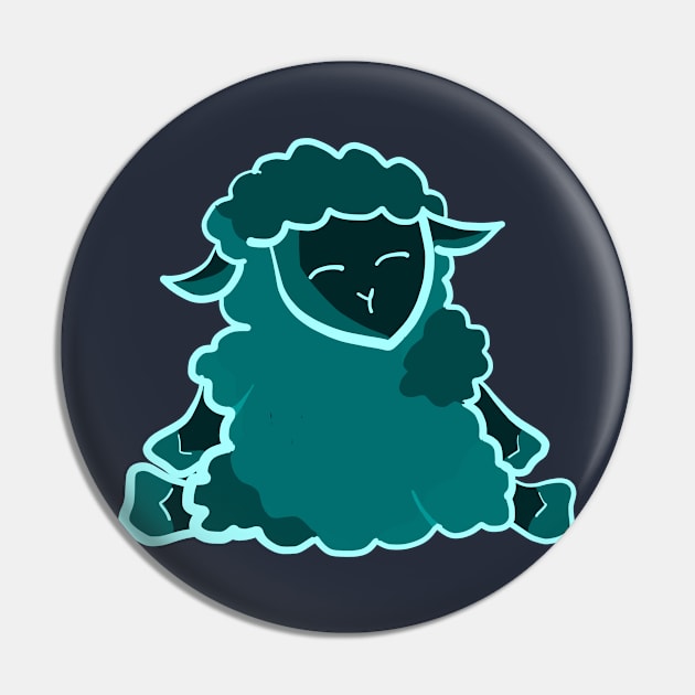 Inverted Sheep Pin by jenartfart