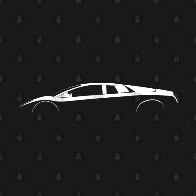 Lamborghini Murciélago Silhouette by Car-Silhouettes