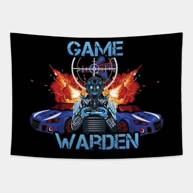 The Game warden is here Tapestry by bry store