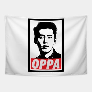 HYUN BIN CAPTAIN RI CRASH LANDING ON YOU BAJU Tapestry