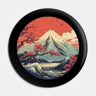 Fuji Mountain Pin