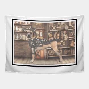 Great Dane Steampunk Tapestry