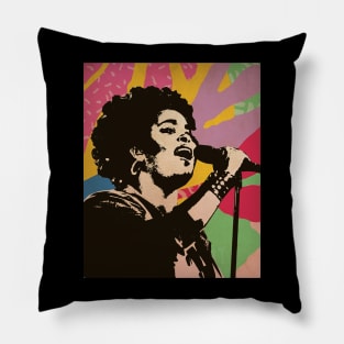 Vintage Poster - Jill Scott Style Pillow