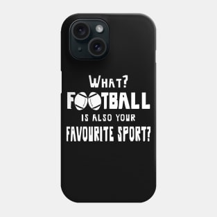 American Football Men's Day Touchdown saying Phone Case