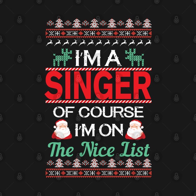 Ugly Christmas Singer Gifts, Ugly  Singer Christmas Gifts by StudioElla