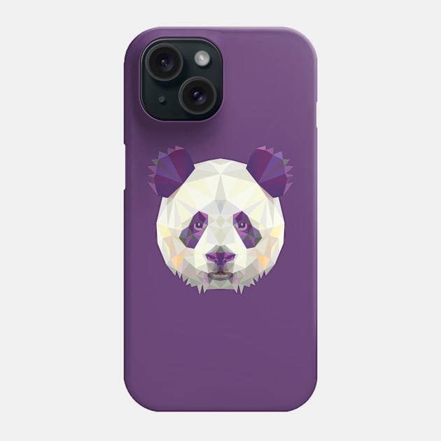 Fractal Panda Bear Phone Case by SandiTyche