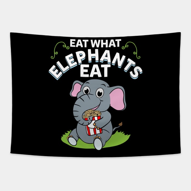 Eat what elephants eat Tapestry by captainmood