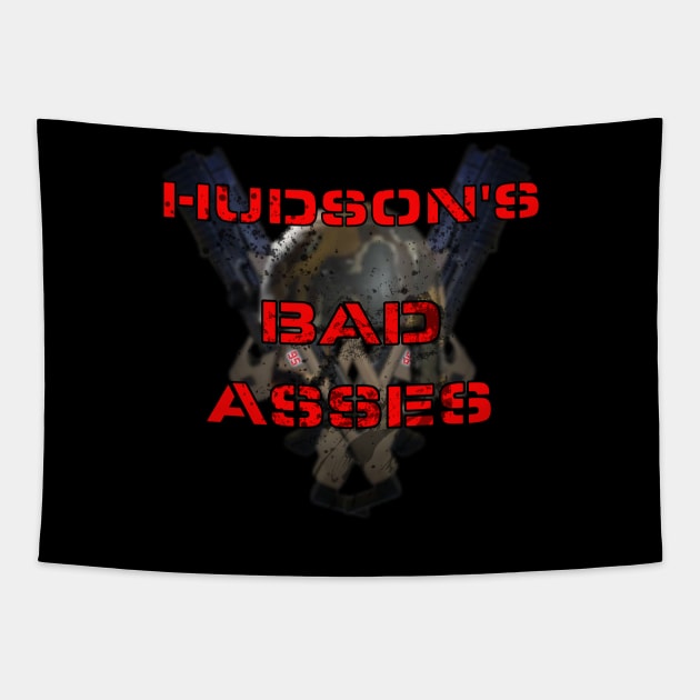 Hudson's Bad Asses Tapestry by Spatski