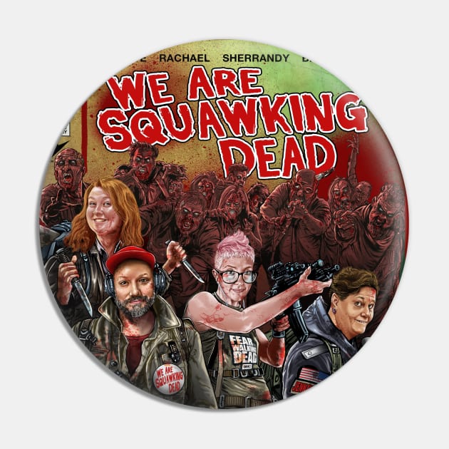 Kirk Manley/SQUAWKING DEAD Comic Book ART Pin by SQUAWKING DEAD