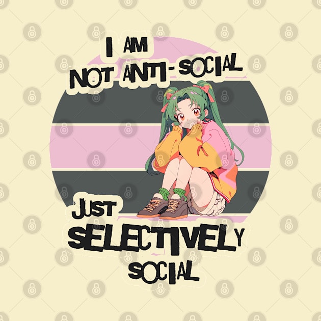 I am not anti-social anime girl by CrystalJ 