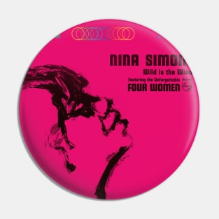 Nina Simone - Wild Is The Wind Tracklist Album Pin