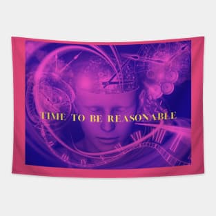 Pink Time Tapestry