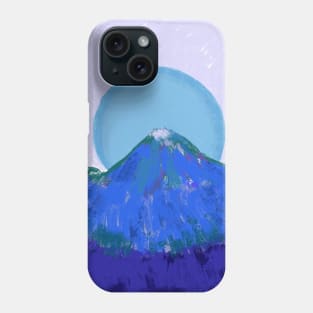 The mountain and the moon Phone Case