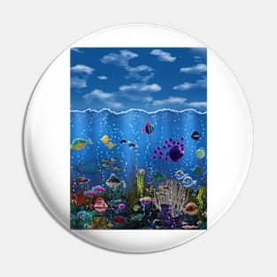 Underwater Love Pin