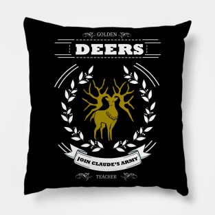 Join Golden Deers / Join Claude's Army Pillow