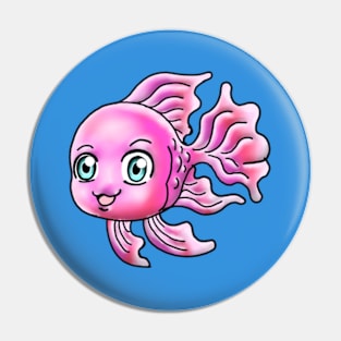 PINK FISH Pin