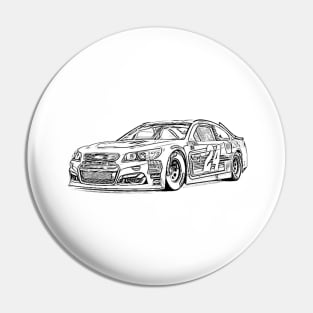 Chevy 24 Super NAPA Racing Wireframe Pin