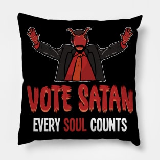 Vote Satan - For the dark side Pillow