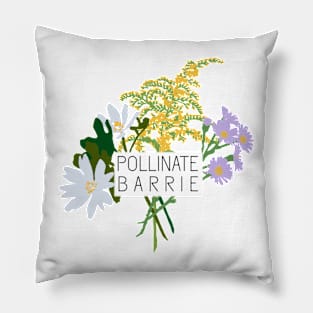 Pollinate Barrie Logo Pillow