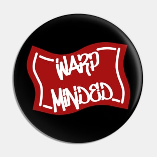 Warp Minded Logo Art Pin