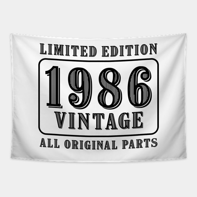 All original parts vintage 1986 limited edition birthday Tapestry by colorsplash