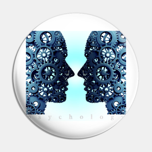 Psychology And Psychologist Or Psychiatry and Psychiatric Pin by lightidea