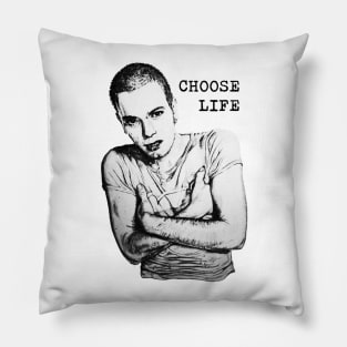 Choose Life (black) Pillow