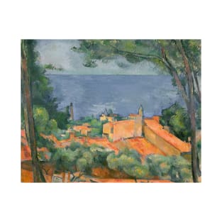 L'Estaque with Red Roofs by Paul Cezanne T-Shirt