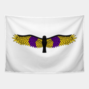 Fly With Pride, Raven Series - Intersex Tapestry