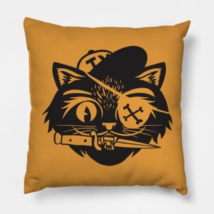 Alley Cat - One Color Pillow