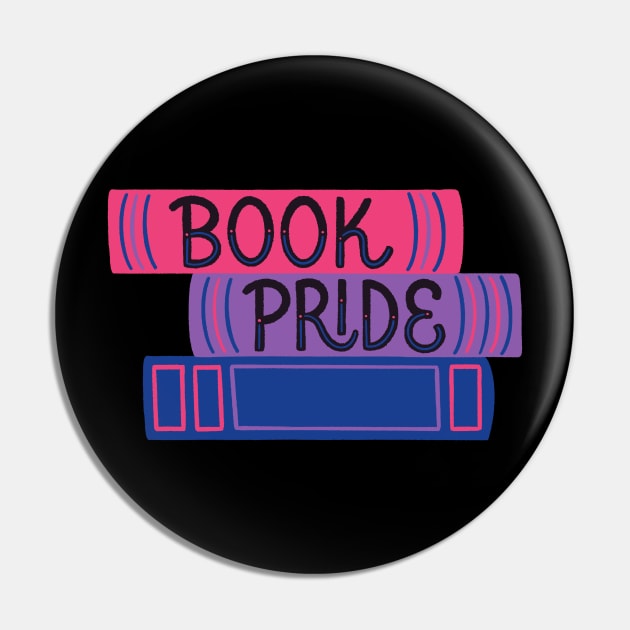 Bi Book Pride Pin by Made Adventurous