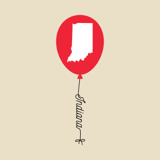 Indiana State Balloon T-Shirt