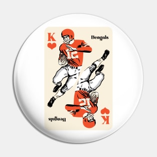 Cincinnati Bengals King of Hearts Pin