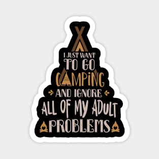 Camping Quote Magnet