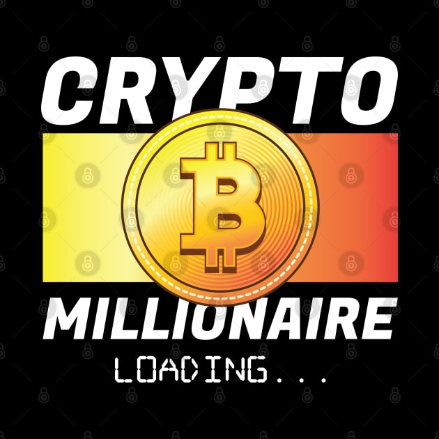 Crypto Millionaire Loading Miner Hodl Blockchain Bitcoin by Riffize