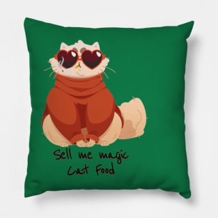 Sell me magic Cat Food - Catsondrugs.com - Animals, cat, cat dads, cat lady, cat lover gift, cat moms, cats, cats love, i love cats Pillow